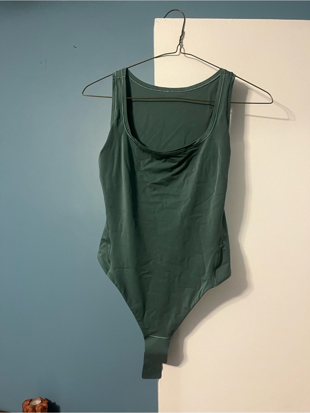 lululemon athletica Deep Green Scoop-Neck Bodysuit
